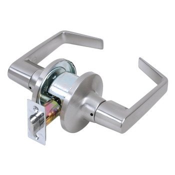 Tell Manufacturing CL100197 Passage Lever, Satin Chrome, Steel, Reversible Hand, 2 Grade