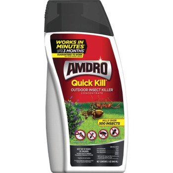 Amdro QUICK KILL 100522992 Outdoor Insect Killer, Liquid, Spray Application, 32 oz