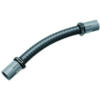 Carlon UAFAF Flexible Elbow, 1 in Trade Size, 0 to 90 deg Angle, Neoprene/PVC, Gray