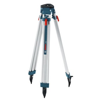 Bosch BT160 Contractor's Tripod, 38 in Min H, 63 in Max H, 5/8-11 Mounting, Aluminum