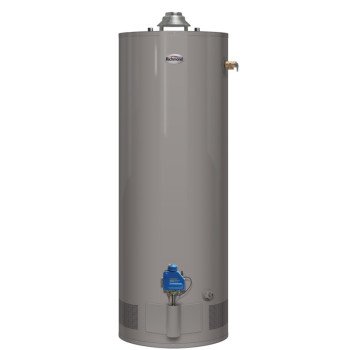 Richmond 9G50-38F3 Water Heater, Natural Gas, 50 gal Tank, 38000 Btu BTU, 0.64 Energy Efficiency, Dark Warm Gray