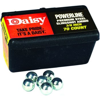 Daisy 8183 Slingshot Ammunition, Premium, Steel, Zinc