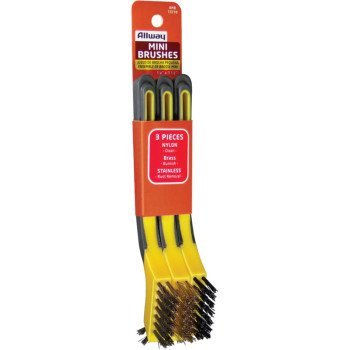 ALLWAY AMB Paint Brush Set, Mini, 3-Brush