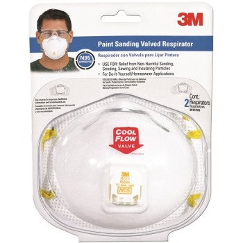 3M TEKK Protection 8511PA1-2A/R8511- Disposable Valved Respirator, N95 Filter Class, 95 % Filter Efficiency, White