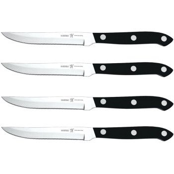 Henckels International Everedge Plus Series 39323-100 Steak Knife Set, Stainless Steel Blade