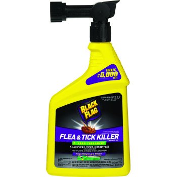 Black Flag HG-11108 Flea and Tick Spray, Haze Liquid, Pale Yellow, 32 oz