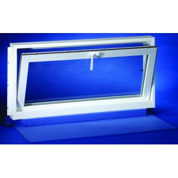 Duo-Corp Aristoclass Series 3223ART Hopper Basement Window, Glass Glass/Screen, Vinyl Frame