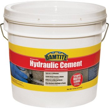 Damtite 07121 Hydraulic Cement, Powder, 10 lb Pail