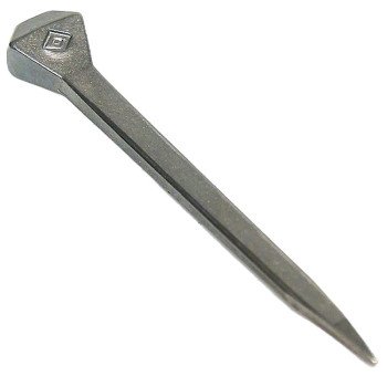 Diamond Farrier D5CS1N Slim Horseshoe Nail, #5, 49.4 mm L, Steel