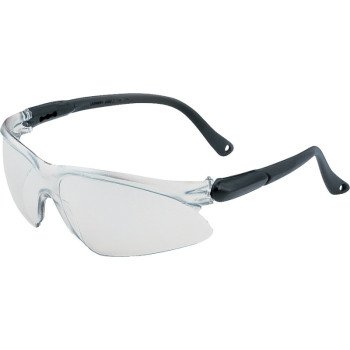 Jackson Safety 14476 Safety Glasses, Mirror Lens, Polycarbonate Lens, Dual Tone Frame, Plastic Frame, Black Frame