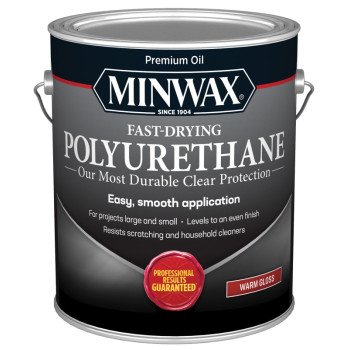 Minwax 319100000 Polyurethane, Gloss, Liquid, Clear, 2.5 gal, Can