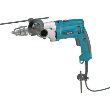Makita HP2070F Hammer Drill with LED Light, 8.2 A, Keyed Chuck, 1/2 in Chuck, 0 to 24,000 bpm