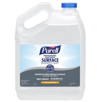Purell 4342-04 Professional Surface Disinfectant, 128 fl-oz, Liquid, Citrus, Colorless