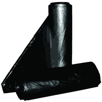 ALUF Plastics RCT-45XX Royal Crown Top Liner, 40 x 46 in, 45 gal, Metalocene Blend, Black