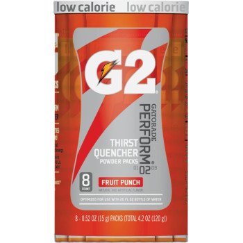 Gatorade 13166 Thirst Quencher Instant Powder Sports Drink Mix, Powder, Fruit Punch Flavor, 1.34 oz Pack