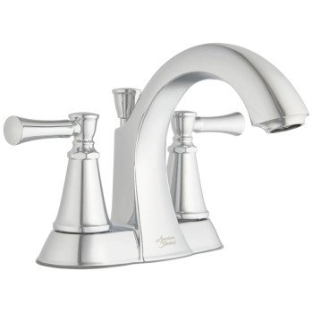 American Standard Chancellor Series 7022201.002 Centerset Bathroom Faucet, 1.5 gpm, 2-Faucet Handle, 3-Faucet Hole