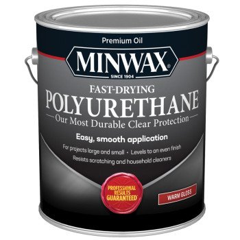 Minwax 319110000 Polyurethane, Semi-Gloss, Liquid, Clear, 2.5 gal, Can