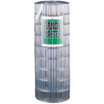 Jackson Wire 10 01 38 14 Welded Wire Fence, 100 ft L, 36 in H, 2 x 4 in Mesh, 12-1/2 Gauge, Galvanized