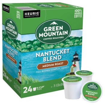 KEURIG 5000355593 Nantucket Blend K-Cup Pod Box, Yes Caffeine, Medium Roast Box