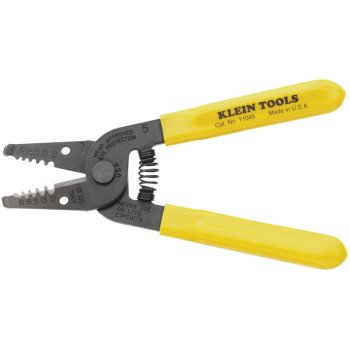 Klein Tools 11045 Wire Stripper, 10 to 18 AWG Wire, 10 to 18 AWG Solid Stripping, 6-1/4 in OAL, Textured Handle