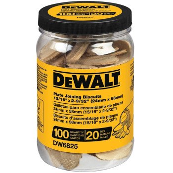 DeWALT DW6825 Biscuit, #20, Beech Wood