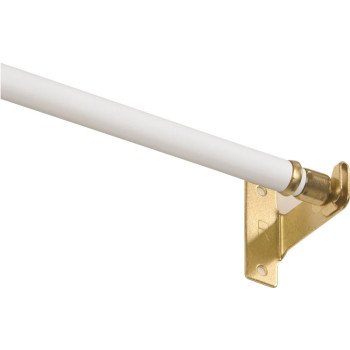 Kenney KN392/1 Sash Rod, 7/16 in Dia, 48 to 84 in L, White