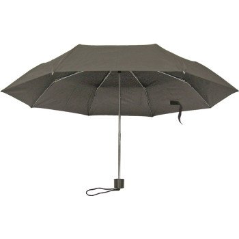 Diamondback Mini Rain 123 Umbrella, Nylon Fabric, Black Fabric, 19 in
