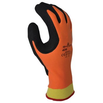 Showa 406L-08.RT Gloves, L, Orange