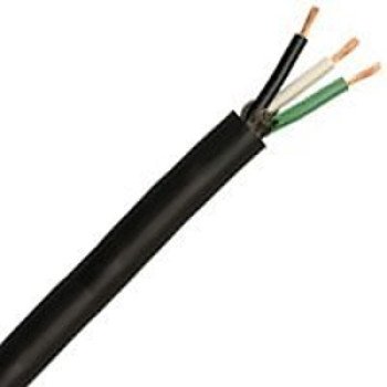 CCI 233850408 Electrical Cable, 18 AWG Wire, 3 -Conductor, Copper Conductor, TPE Insulation, TPE Sheath, 300 V