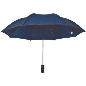 Diamondback Compact Rain Umbrella, Nylon Fabric, Navy Fabric, 21 in