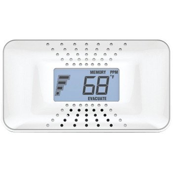 First Alert 1039753 Carbon Monoxide Alarm with Temperature Digital Display, Digital Display, 85 dB, Alarm: Audible Beep
