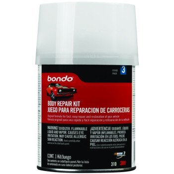 Bondo 310 Body Repair Kit Can, Liquid, Pungent Styrene, Slight Ester
