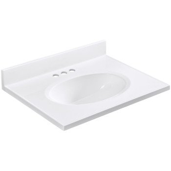 OV 2519-4-107S SINK WH 25X19IN