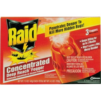 Raid DEEP REACH 77701 Concentrated Fogger, 5000 cu-ft Coverage Area