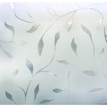 Artscape 01-0128 Window Film, 36 in L, 24 in W, Etched Leaf Pattern