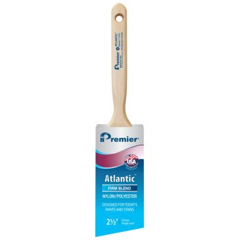 Premier Atlantic 17332 Paint Brush, 2-1/2 in W, Nylon/Polyester Bristle