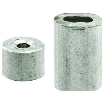 Prime-Line GD 12151 Cable Ferrule and Stop, Aluminum