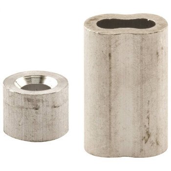 Prime-Line GD 12153 Cable Ferrule and Stop, Aluminum