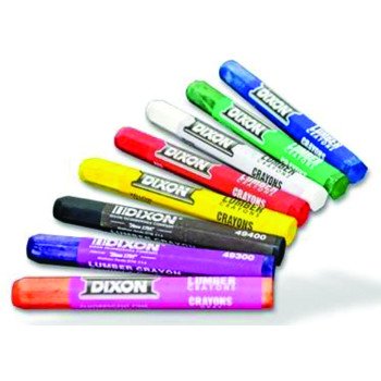 Dixon Ticonderoga 49300 Lumber Crayon, Purple, 1/2 in Dia, 4-1/2 in L