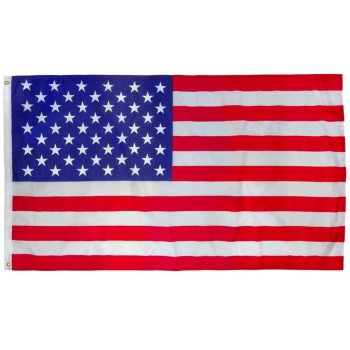 Valley Forge ECO-1 US Flag, 3 ft W, 5 ft H, Polyester
