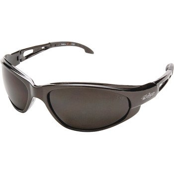 Edge SW116 Non-Polarized Safety Glasses, Unisex, Polycarbonate Lens, Full Frame, Nylon Frame, Black Frame