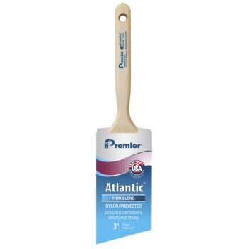 Premier Atlantic 17333 Paint Brush, 3 in W, Nylon/Polyester Bristle