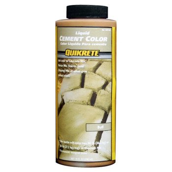 Quikrete 131702 Cement Colorant, Buff, Liquid, 10 oz Bottle