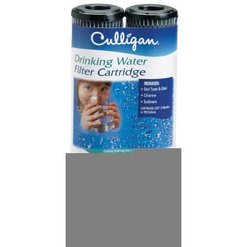 Culligan D-10A Drinking Water Filter, 5 um Filter, Carbon Impregnated Cellulose Filter Media