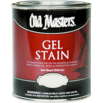 Old Masters 80404 Gel Stain, Red Mahogany, Liquid, 1 qt, Can