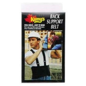 Kuny's Tool Works EL892 Back Support Belt, Fits to Waist Size: 28 to 44 in, Elastic