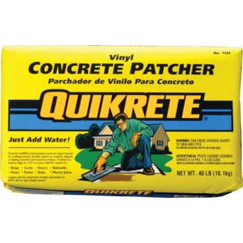 Quikrete 1133-40 Concrete Patch, Brown/Gray, 40 lb Bag