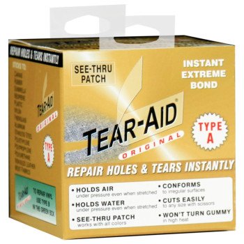 Tear-Aid D-ROLL-A-20 Fabric Repair Kit, A, Clear