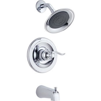 Delta 144996C Tub and Shower Faucet IPS, IPS, 2 gpm, Chrome