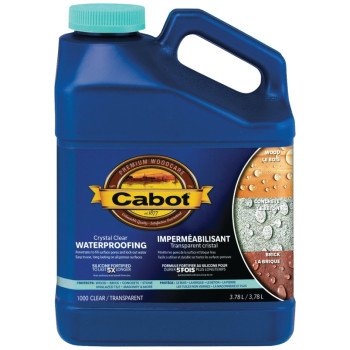 Cabot 1000C Waterproofing Sealant, Liquid, Crystal Clear, 1 gal